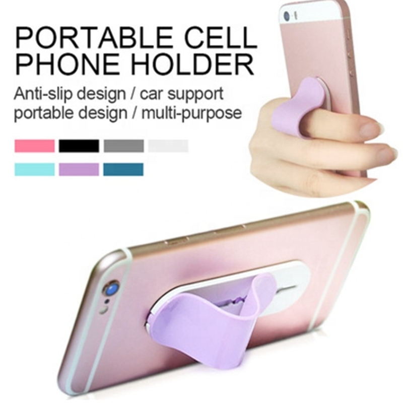 Držák na telefon Magic Sticker pro iPhone X 8 7 6 6s Plus flexibilní držák na telefon Držák prstů na prst zatlačte a zatáhněte za držák telefonu